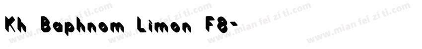 Kh Baphnom_Limon F8字体转换